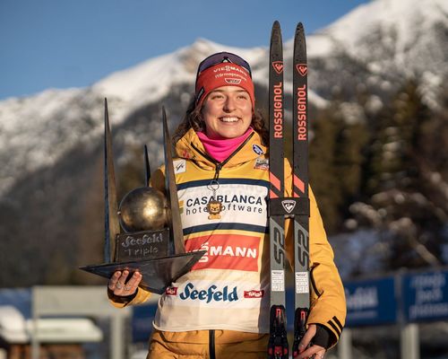 Nathalie Armbruster gewinnt Seefeld Triple